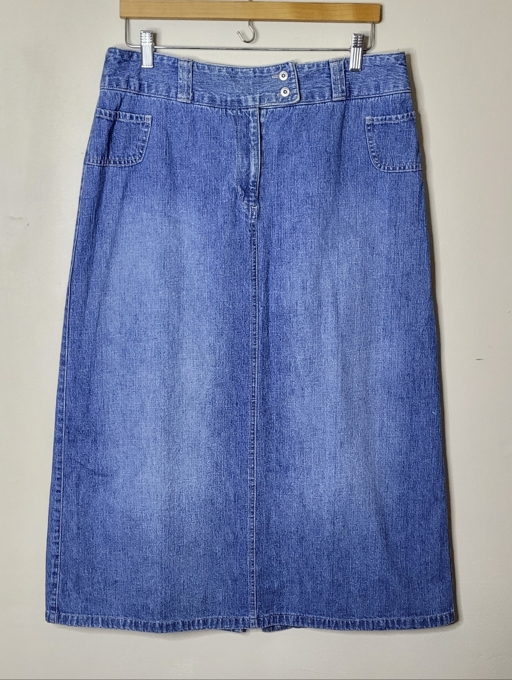Vintage Sag Harbor Jean Skirt Size 14 - Picture 2 of 6